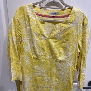 Boden Linen dress yellow